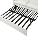 Convertible Pull Out Sofa Bed Queen Size, 3 In 1 With Side Storage