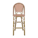 Outdoor Pe Rattan French Barstool Set