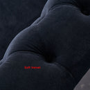 Chesterfield - Velvet Sofa 84.65" For Living Room