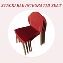 4 Piece Set Of Single Chairs With A Folding Square Table