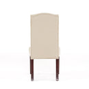 Harriet - Tufted Dining Chair Set Modern Farmhouse Style - Ivory Linen