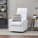 Contemporary Recliner Chair With Push Back Function