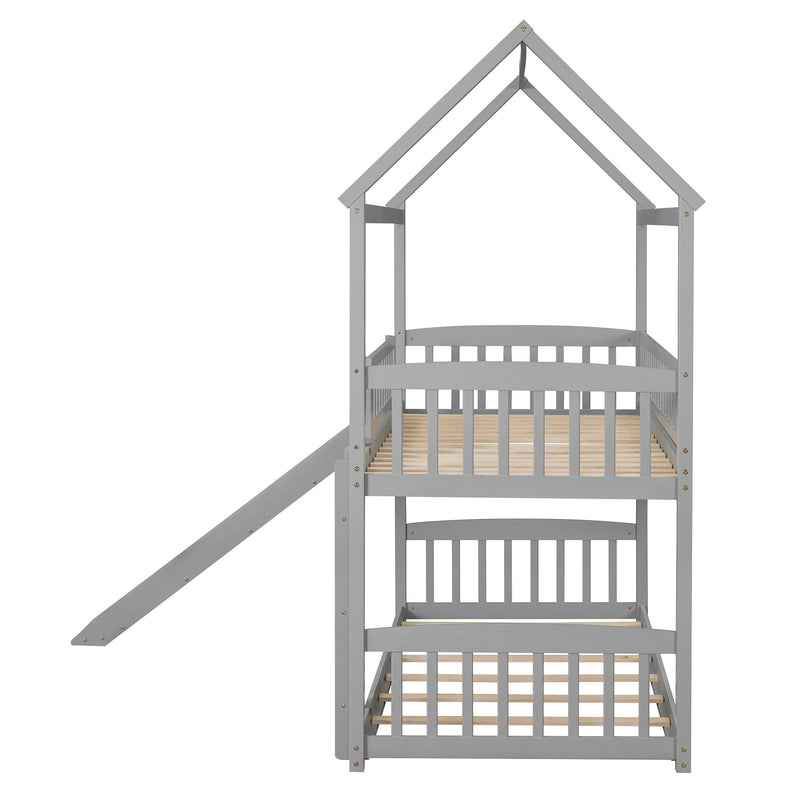 Bunk Bed With Slide, House Bed With Slide