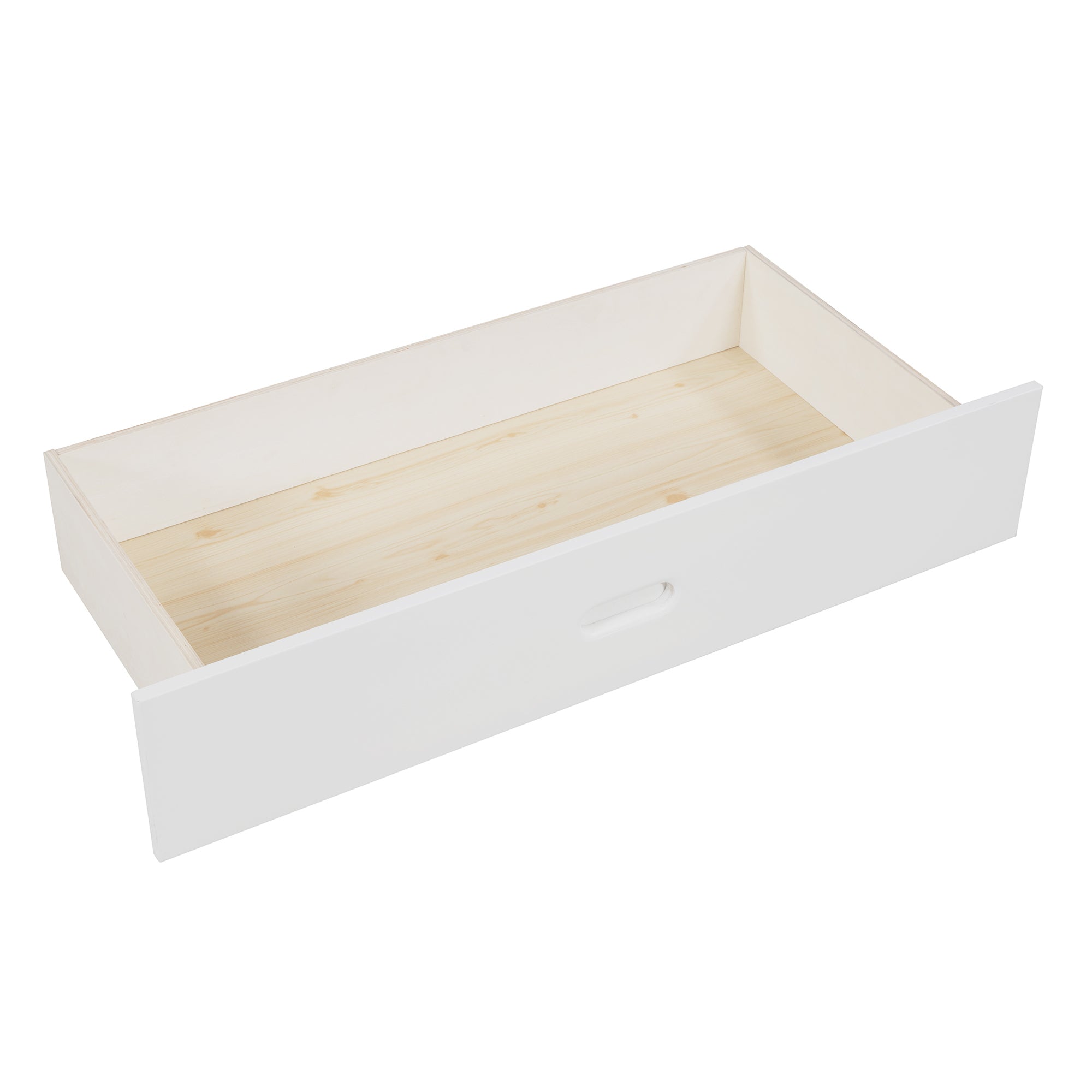 Twin-Over-Twin Bunk Bed with Ladders and Two Storage Drawers (White)(OLD SKU:LT000265AAK) - Atlantic Fine Furniture Melbourne FL