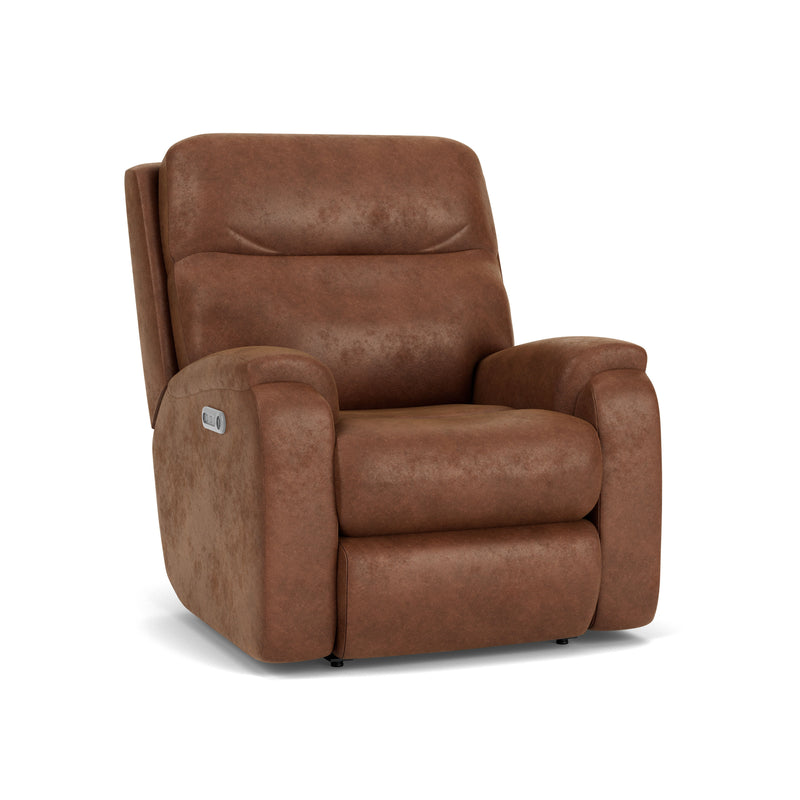 Penn - Power Rocking Recliner with Power Headrest & Lumbar