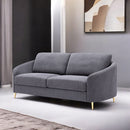 Yuina - Sofa - Gray Linen - Atlantic Fine Furniture Inc