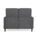 Manville - Contemporary Tufted Loveseat Pushback Recliner