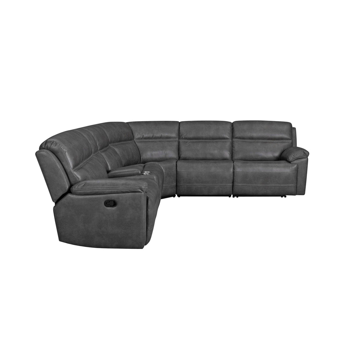 Camaro 6 Piece Sectional in Nugget Gray by Elements International, view 6