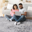 Marfi - 6' X 9' Abstract Area Rug - Ivory / Sand