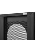 Modern Metal Shoe Cabinet With DoublebSided Mesh Doors And Adjustable Partitions