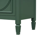 30" Bathroom Vanity With Sink, 2 Doors With Shelf, Soft Close Door Hinges, Vintage Style - Green