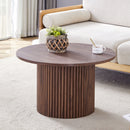 Modern Circular Coffee Table Cylindrical Design