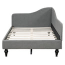 Modern L Shaped Linen Daybed With Legs