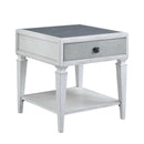 Katia - End Table - Rustic Gray & Weathered White