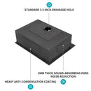 Drop In Kitchen Sink, 16 Gauge Stainless Steel, Topmount