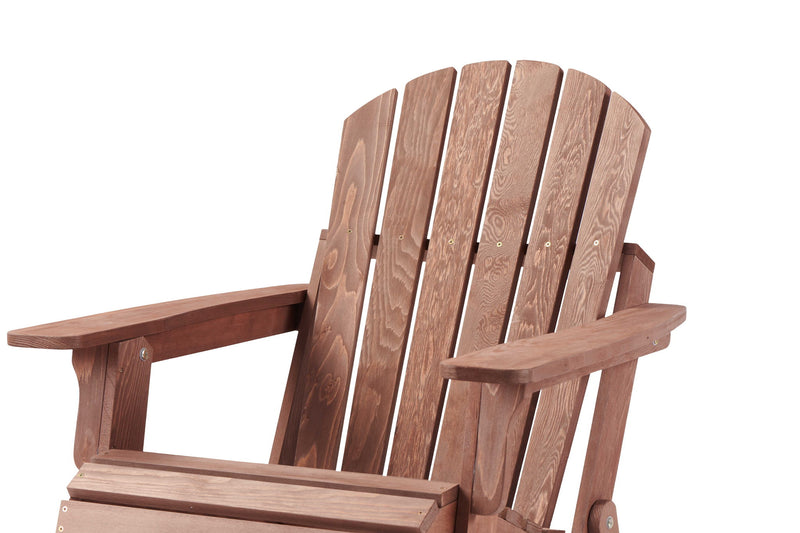 Oversize Outdoor Folding Adirondack Chair, Patio Chair For Garden