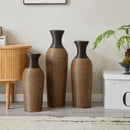 Classic And Neat Floor Vase, High Independent Flower Stand (Set of 3)