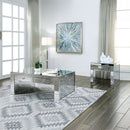 Noralie - Coffee Table - Mirrored & Faux Diamonds - Glass - 19" - Atlantic Fine Furniture Inc