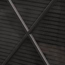 Minimalist Single Panel Iron Fireplace Screen With Diamond Design