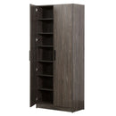 Mia - Farmhouse Shoe Cabinet With 6 Shelves