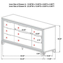 Marmore - 9-Drawer Dresser