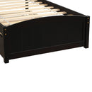 Platform Bed & Headboard, Footboard And Wood Slat Support