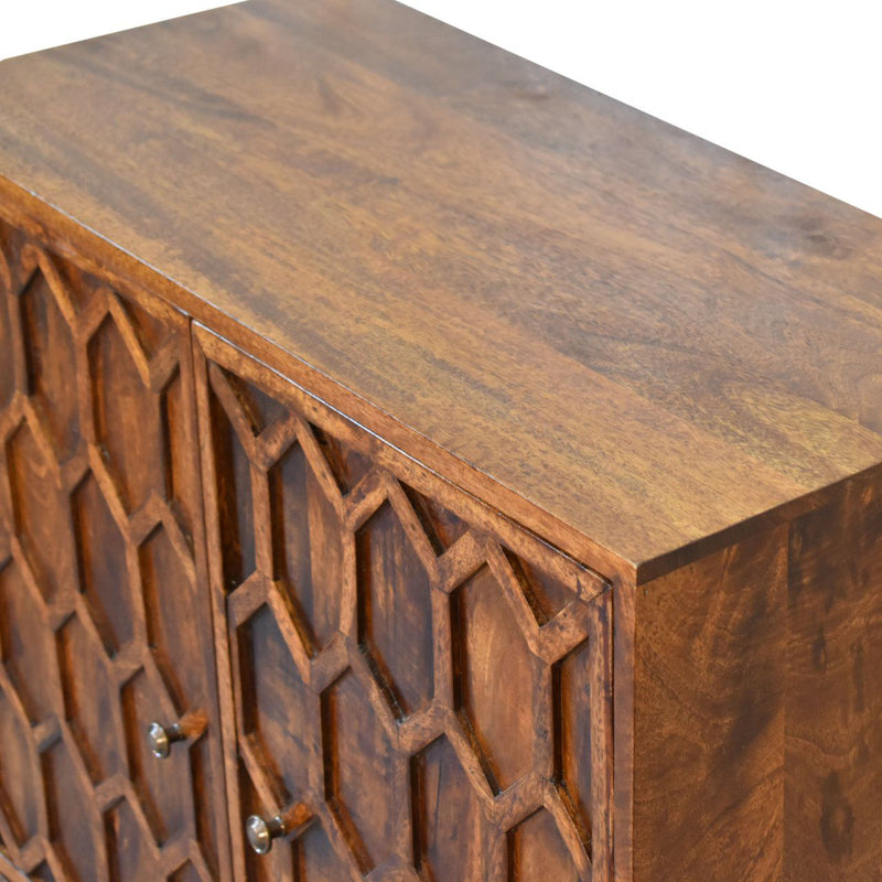 Amouri Cabinet - Brown
