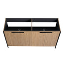 Contemporary Freestanding Bathroom Vanity With Adjustable Shelves