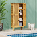 Kedzie - Acacia Wood Cabinet - Teak