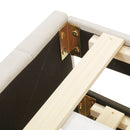 Upholstered Design Platform Bed With Trundle