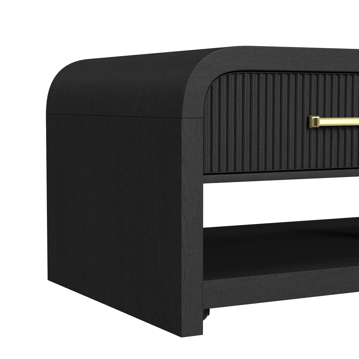 Ridgemont Coffee Table With Casters in Black by Elements International, view 16