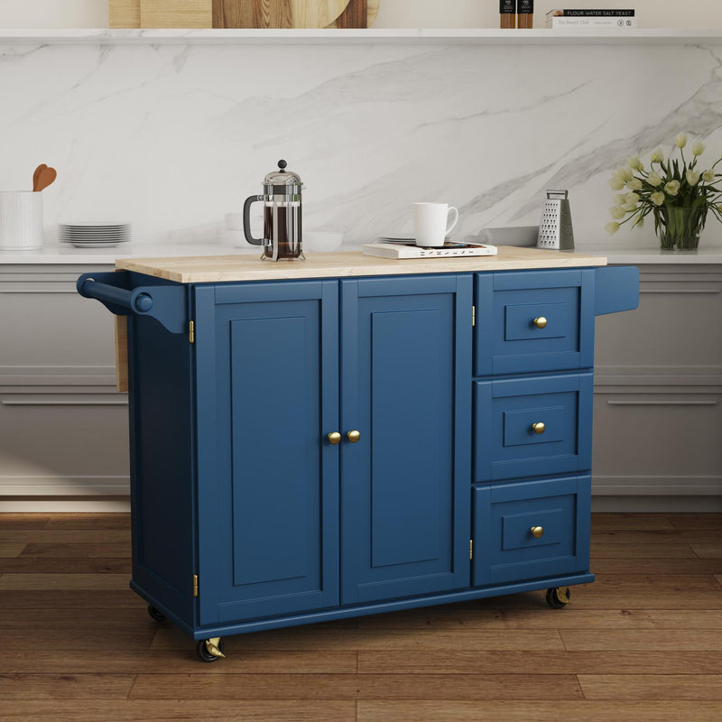 Dolly Madison - Drop Leaf Kitchen Cart