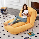 Contemporary Folding Sofa Chair With 5 Adjustable Positions For Gaming, Meditation, And Relaxation