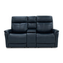 View - Power Reclining Loveseat With Console, Power Headrest & Lumbar