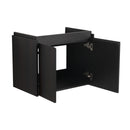 Modern Bathroom Vanity With Ceramic Basin, Wall Mounted Floating Sink Combo, Storage Cabinet