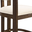 Contemporary Upholstered Counter Stools Set