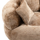 Lazy Sofa High Back Bean Bag Chair Couch With 3 Pillows