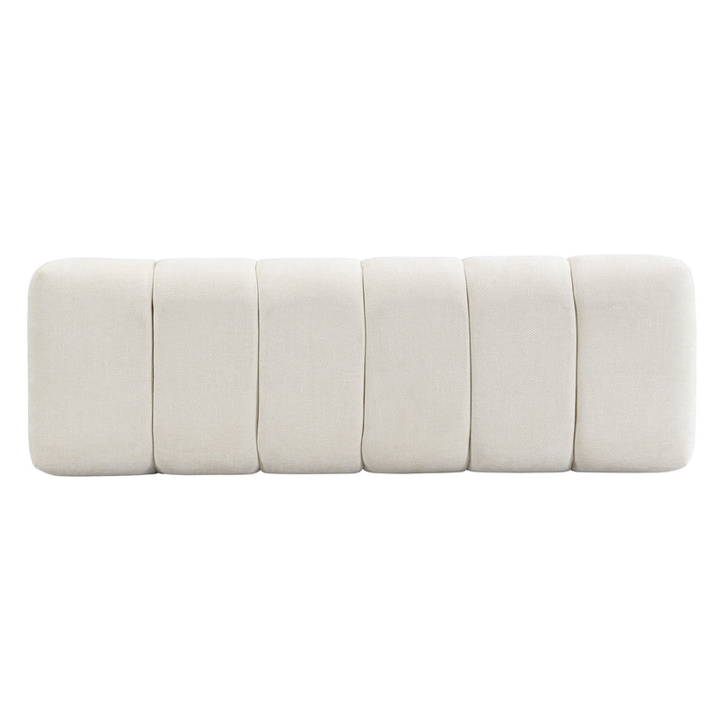 Upholstered Entryway Bench Ottoman