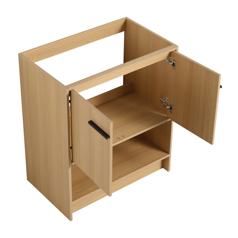 Modern Freestanding Bathroom Vanity With 2 Doors