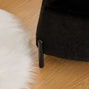 Upholstered Storage Ottoman Set With Reversible Lid