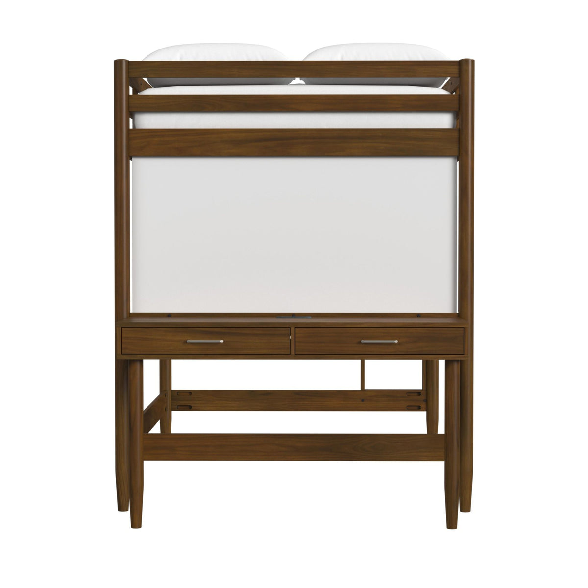 Malibu Full Loft Bed in Walnut by Elements International, view 12