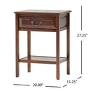 Hopkins - Nightstand With Smooth - Brown