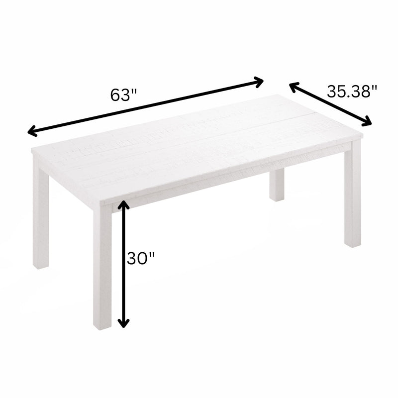 Albany - Solid Wood Dining Table For 6