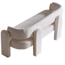 Boucle Upholstery Modern Sofa For Living Room