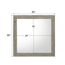 Mari - Mirror - Light Gray Finish