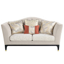Tayden - Loveseat - Beige Velvet - Atlantic Fine Furniture Inc