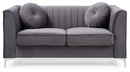 Delray - Micro Suede Loveseat
