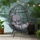 Cosmos - Round Hammered Iron Teardrop Chair