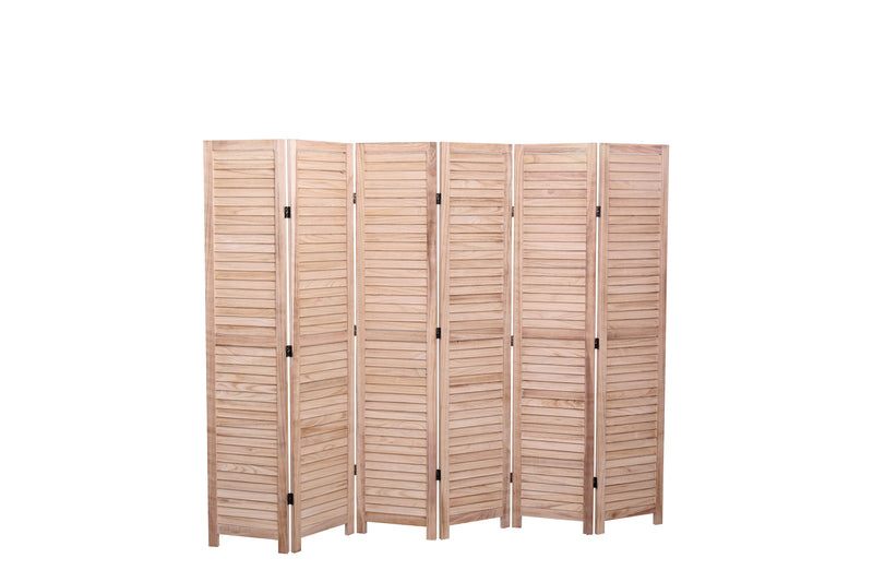 Panel Wooden Folding Room Divider