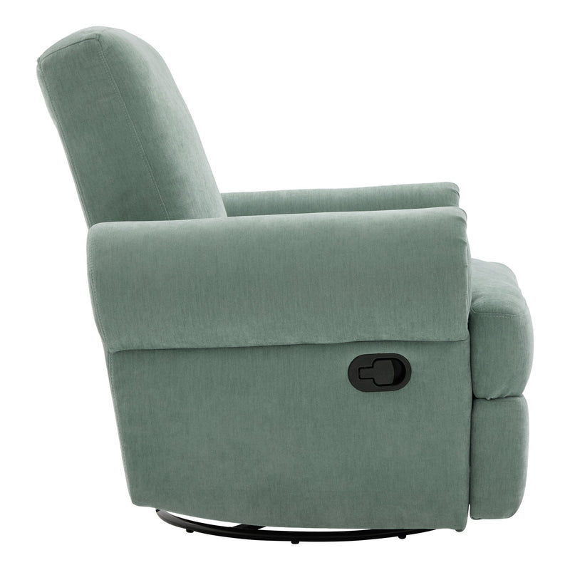 Manual Swivel Recliner Rocker Chair With Adjustable Backrest